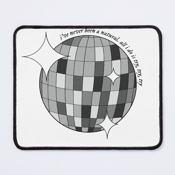 Item preview, Silver Mirrorball Taylor Swift, Folklore, Disco Ball. "I've never been a natural All I do is try, try, try" designed and sold by designsbymia93.