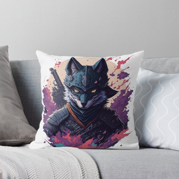 Item preview, Evil Ninja Wolf T-Shirt designed and sold by nerminokeen.