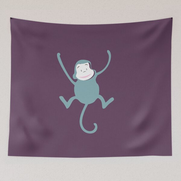 Item preview, Dark violet mint monkey designed and sold by Lubo Lubenov.