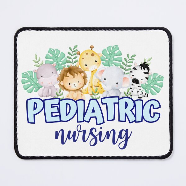 Item preview, Zoo Animals Pediatric Nursing Blue designed and sold by maliagnad.