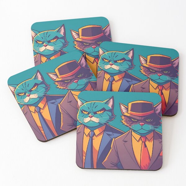 Item preview, Mowfia Cats designed and sold by Sellestiarts.