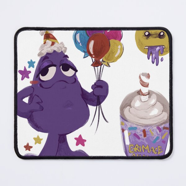 Item preview, Happy Birthday Grimace Sticker Sheet designed and sold by bruhitslasagna.