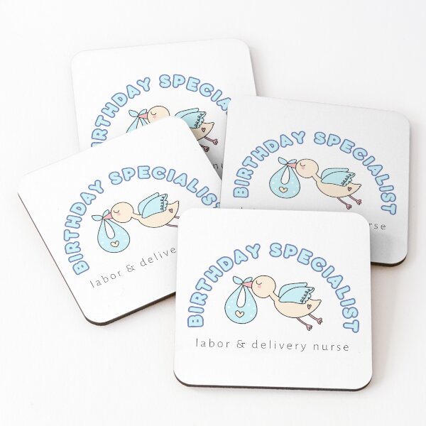Item preview, Birthday Specialist Stork Blue designed and sold by maliagnad.