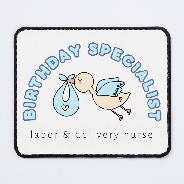 Item preview, Birthday Specialist Stork Blue designed and sold by maliagnad.