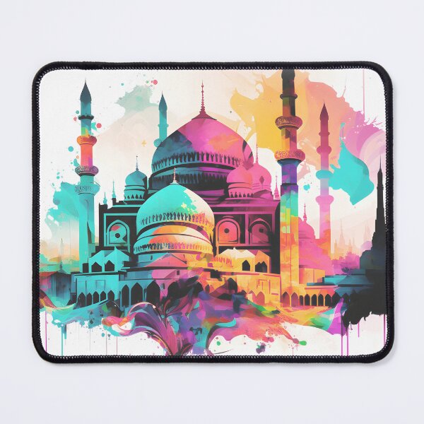 Item preview, Colorful Ink Mosque designed and sold by adnaanahmad.