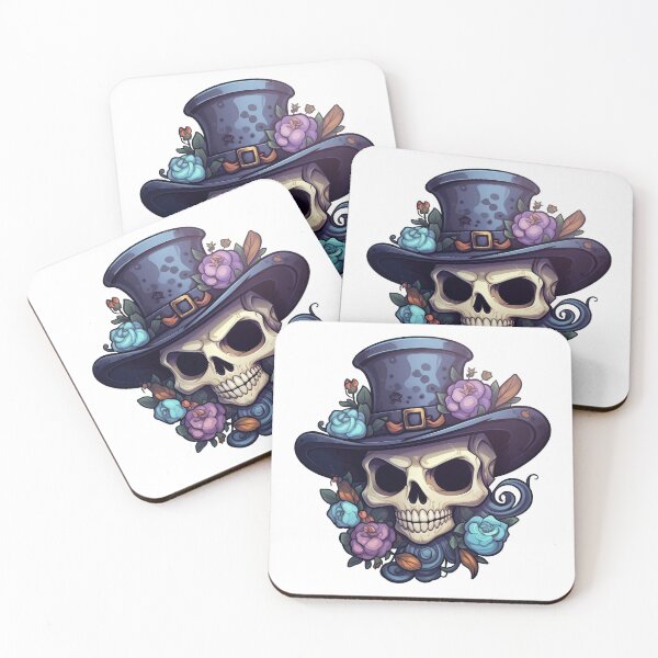 Item preview, Skull in a hat. designed and sold by art-shop-by-Kat.