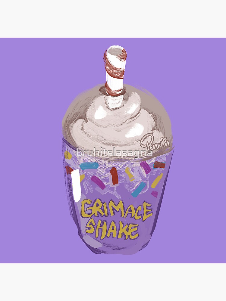 Grimace Shake Semi-Glossy Paper Poster A3