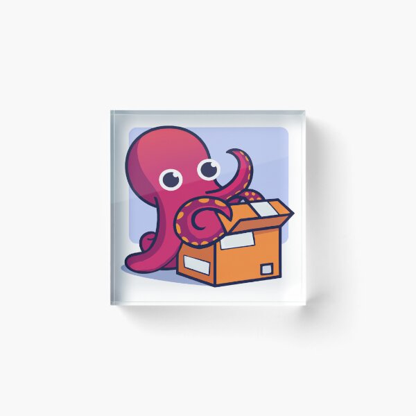 Item preview, Octopus packaging designed and sold by JuncoPuff.