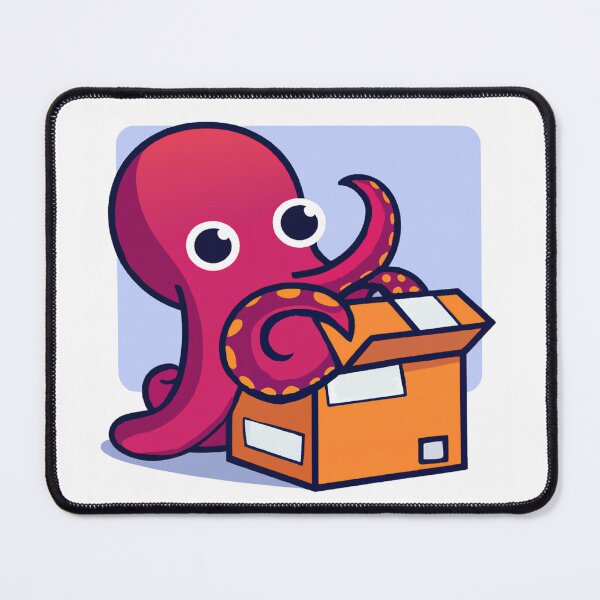 Item preview, Octopus packaging designed and sold by JuncoPuff.