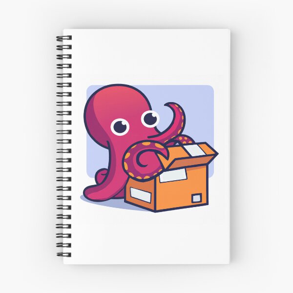Item preview, Octopus packaging designed and sold by JuncoPuff.