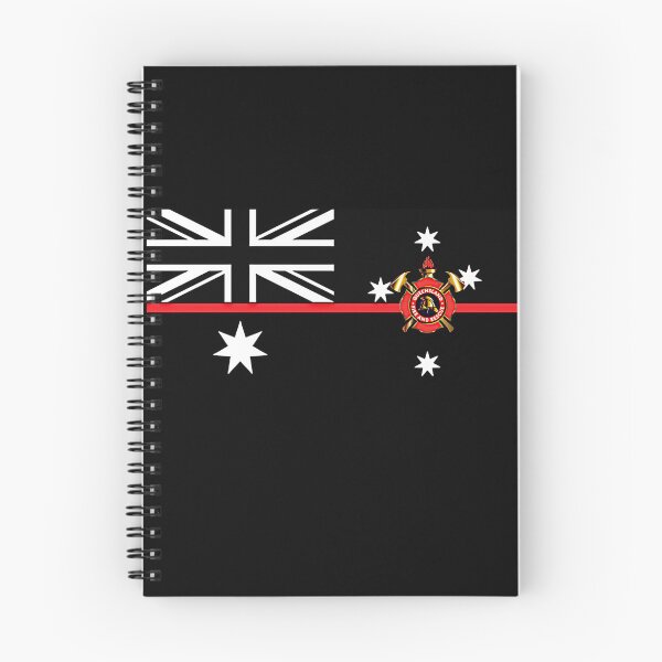 Item preview, New QFS Design Australian Thin Red Line Flag -Black & White designed and sold by RENAGADE4LYF.
