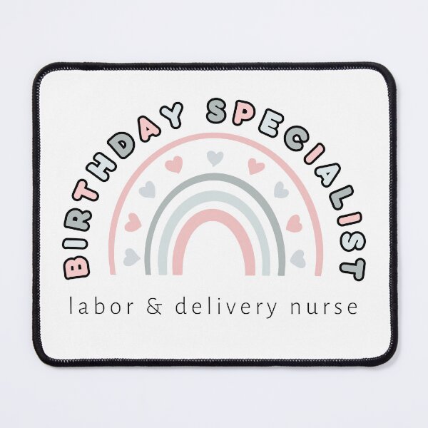 Item preview, Birthday Specialist Rainbow Hearts Labor and Delivery Nurse  designed and sold by maliagnad.