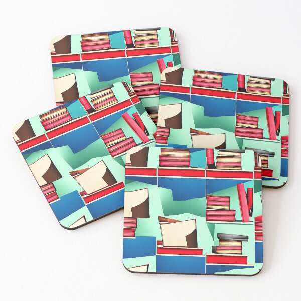 Item preview, Shelfscape Symphony - Red Boards - Book inspired Pattern 1 designed and sold by JoanNinjaHen.