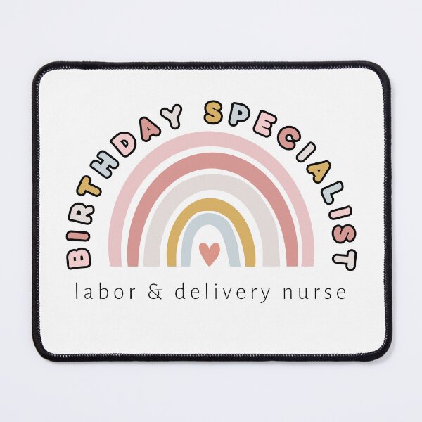 Item preview, Birthday Specialist Rainbow Labor and Delivery Nurse  designed and sold by maliagnad.