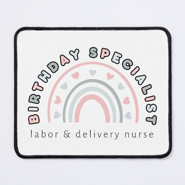 Item preview, Birthday Specialist Rainbow Labor and Delivery Nurse  designed and sold by maliagnad.