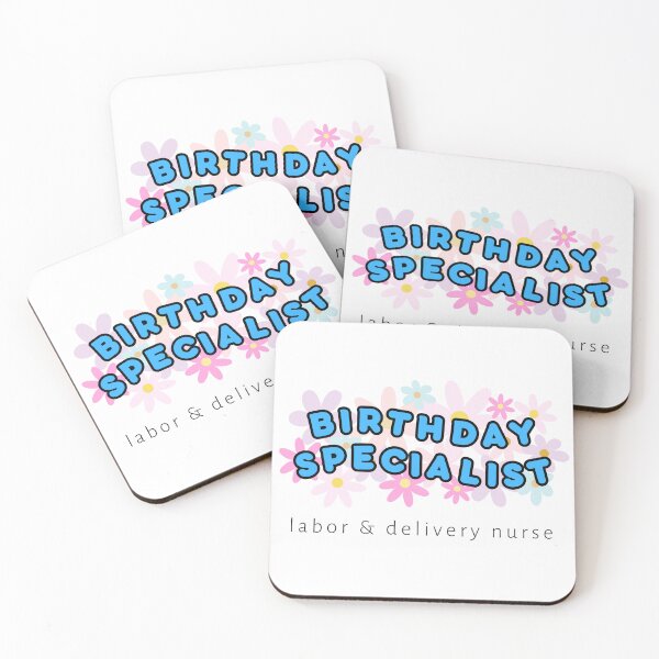Item preview, Birthday Specialist Floral Labor and Delivery Nurse  designed and sold by maliagnad.