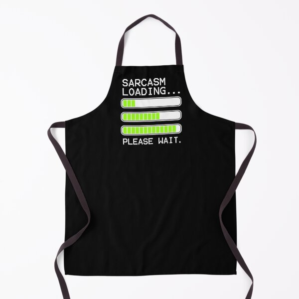 Item preview, computer message sarcasm loading levels stacked (white) designed and sold by mystudiocreate.