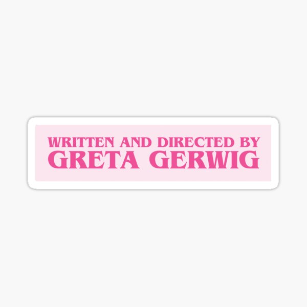 Item preview, Written and Directed by Greta Gerwig designed and sold by Snugglepop.