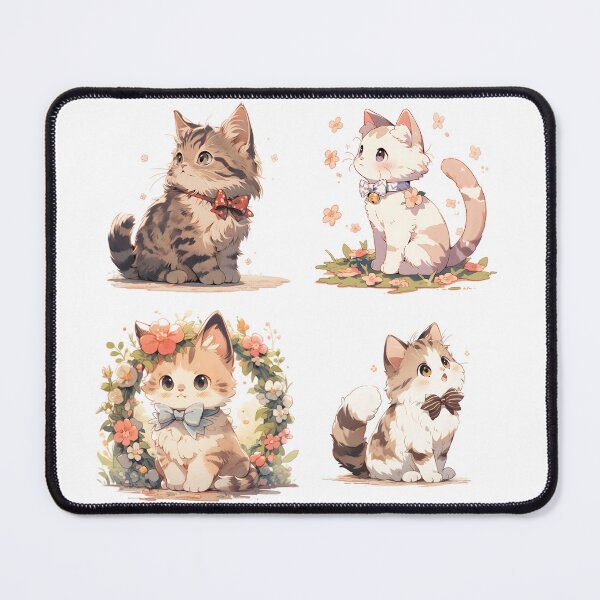 Item preview, Cute Cats Clipart designed and sold by alacaz.