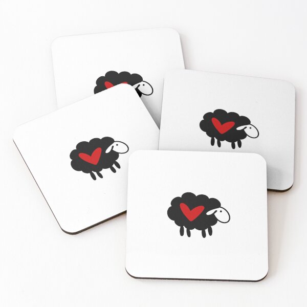 Item preview, Black Sheep Heart designed and sold by CuteTattoo.
