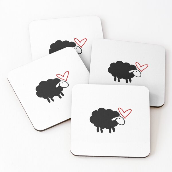 Item preview, Black Sheep Heart designed and sold by CuteTattoo.