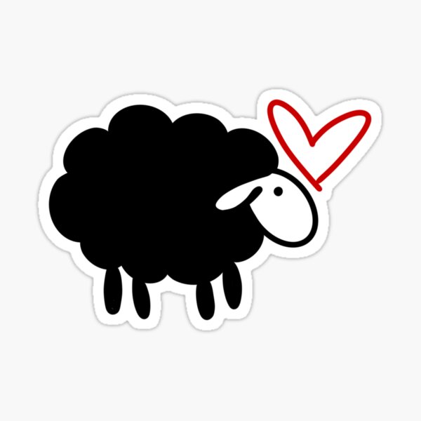 Beautiful cute sheep Line Art. Christian Symbol design for print or use as  poster, card, flyer, sticker, tattoo or T Shirt 26619204 Vector Art at  Vecteezy