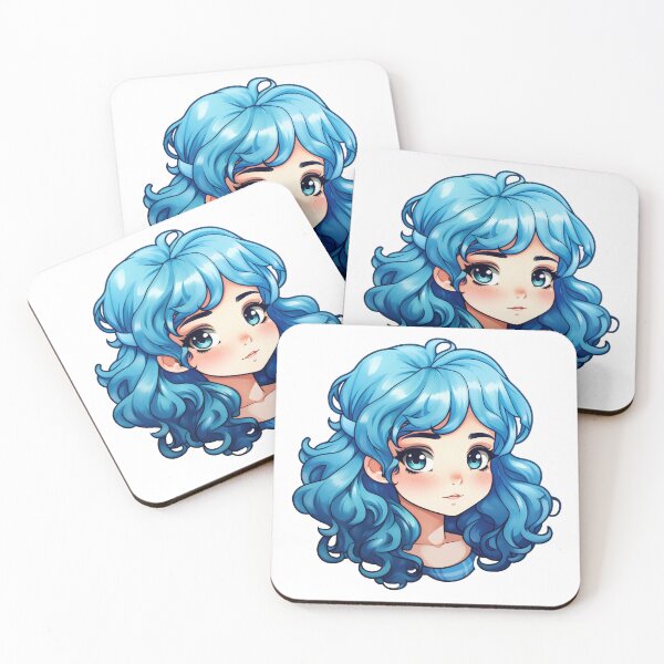 Item preview, Blue hair designed and sold by art-shop-by-Kat.