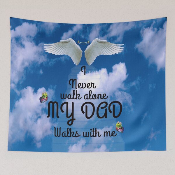 Item preview, I never walk alone my dad walks with me designed and sold by southerndoll67.