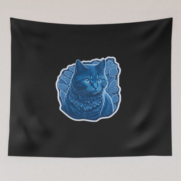 Item preview, Russian Blue (Sticker and Print Out) designed and sold by Sir Elgin Ortiz.