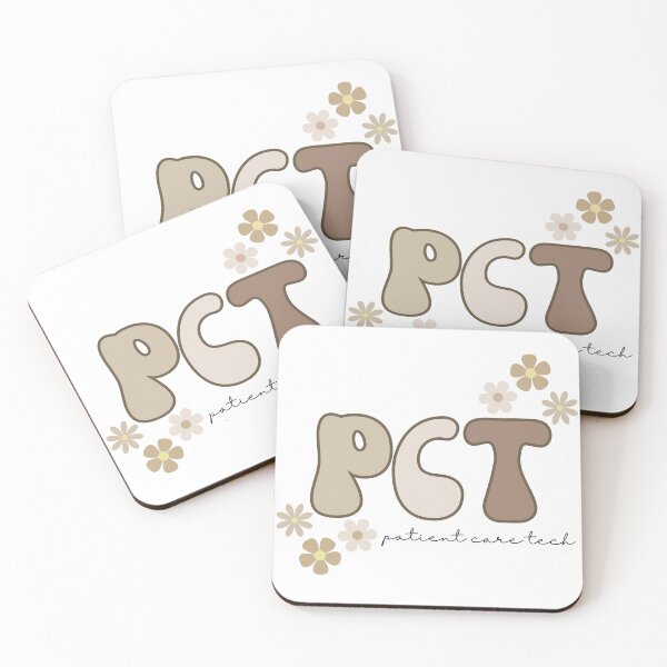 Item preview, Neutral Tan Brown PCT Patient Care Tech designed and sold by maliagnad.