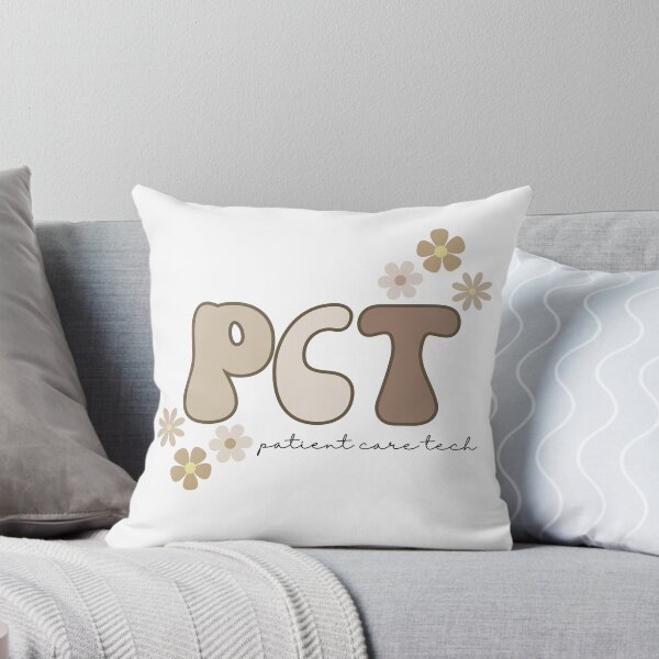 Item preview, Neutral Tan Brown PCT Patient Care Tech designed and sold by maliagnad.