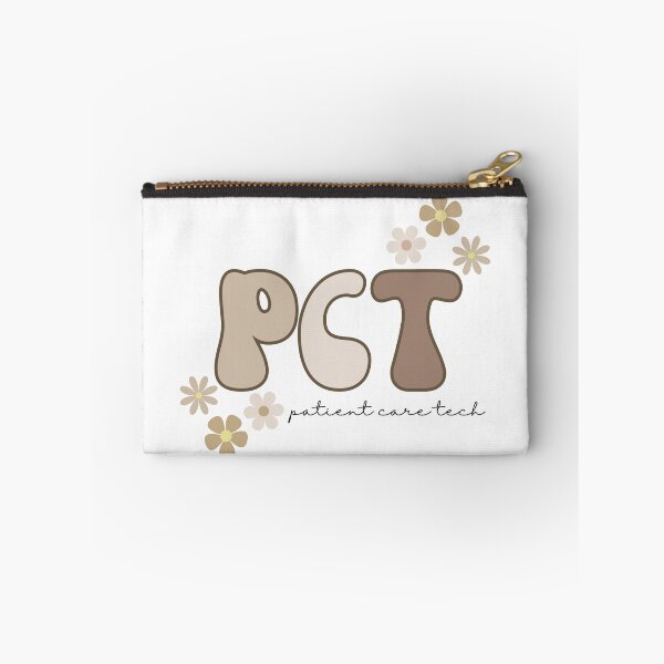 Item preview, Neutral Tan Brown PCT Patient Care Tech designed and sold by maliagnad.