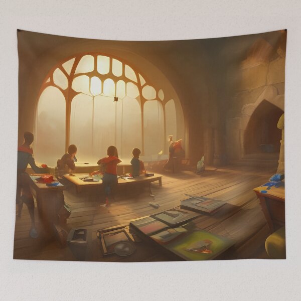 Item preview, Fantasy classroom designed and sold by Imix-Digital.