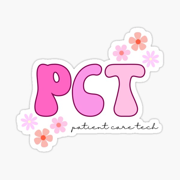 Artikel-Vorschau von Pink PCT Patient Care Tech, designt und verkauft von maliagnad.