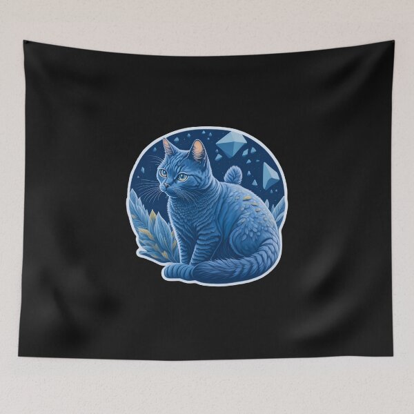 Item preview, Russian Blue (Sticker and Print Out) designed and sold by Sir Elgin Ortiz.