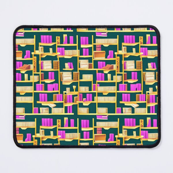 Item preview, Shelfscape Symphony - Purple Books - Book inspired Pattern 3 designed and sold by JoanNinjaHen.