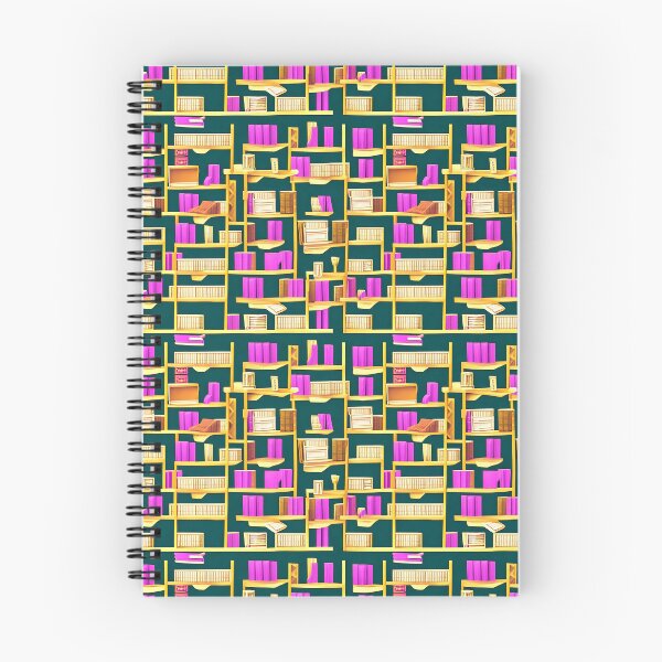 Item preview, Shelfscape Symphony - Purple Books - Book inspired Pattern 3 designed and sold by JoanNinjaHen.