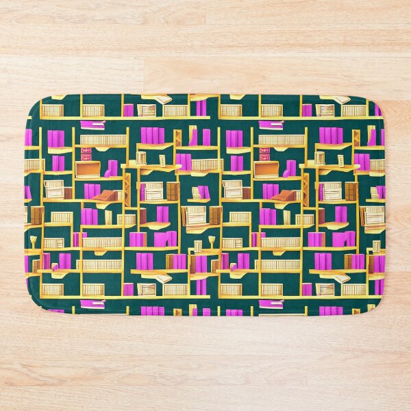 Item preview, Shelfscape Symphony - Purple Books - Book inspired Pattern 3 designed and sold by JoanNinjaHen.