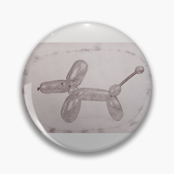 Item preview, Photo of balloon animal dog converted into a sketch designed and sold by Stretch Clendennen.