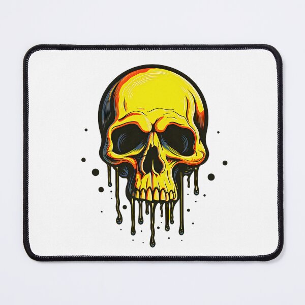 Item preview, Colorful Dripping Skull | Colorful Melting Skull | Graffiti Skull designed and sold by CoolHippoQuotes.