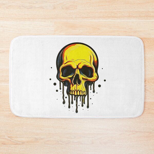 Item preview, Colorful Dripping Skull | Colorful Melting Skull | Graffiti Skull designed and sold by CoolHippoQuotes.