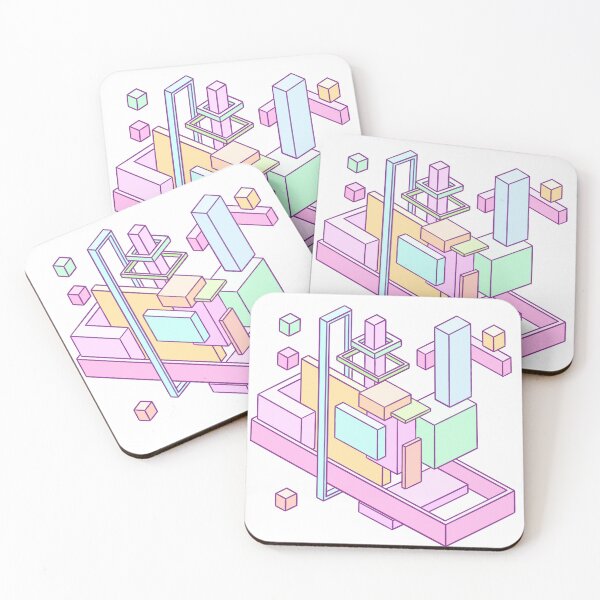 Item preview, Pastel geometry designed and sold by ShinyWatercolor.