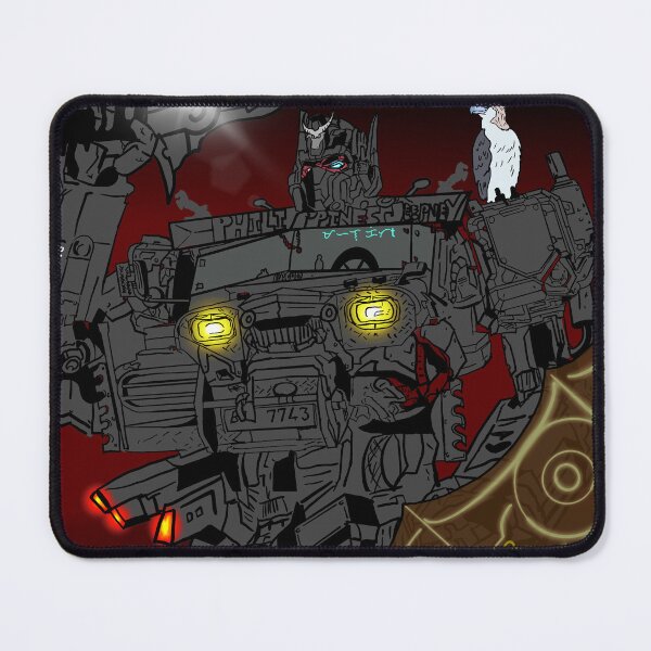 Item preview,   Philippine Jeepney Mecha Robot #5 nighttime with Eagle designed and sold by Manalopangaea.