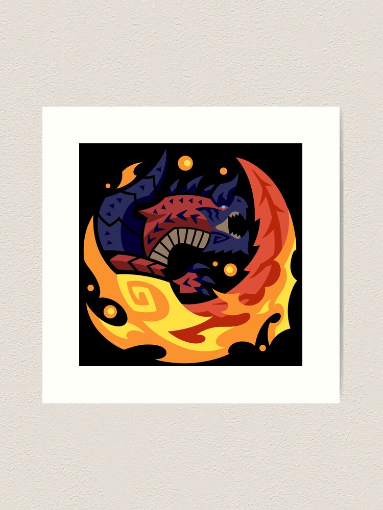Bloodbath Diablos  Monster Hunter Art Board Print for Sale by