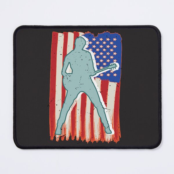 Item preview, Music Festival Guitarist Satue of Liberty Rock American Vintage designed and sold by shaderepublic.