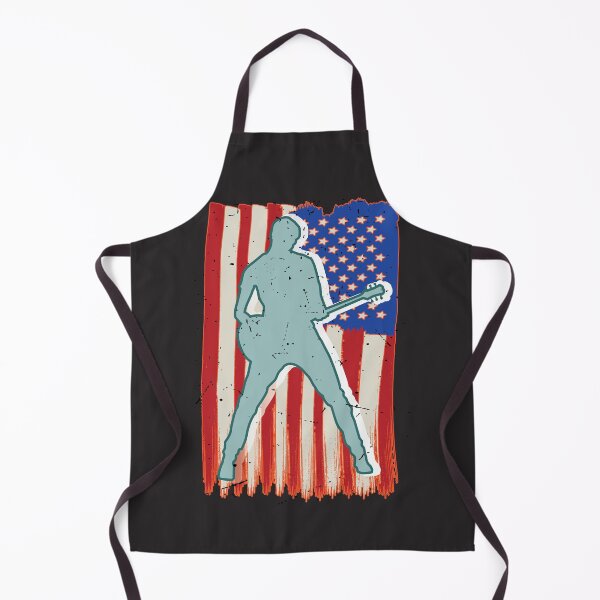 Item preview, Music Festival Guitarist Satue of Liberty Rock American Vintage designed and sold by shaderepublic.