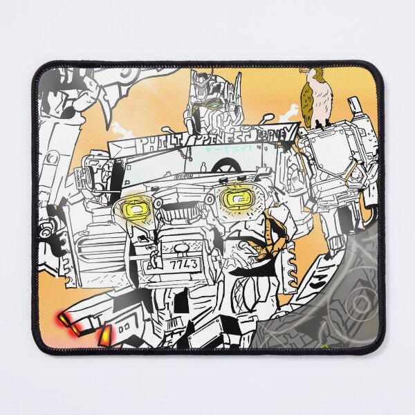 Item preview, Philippine Jeepney Mecha Robot #6 nighttime with Eagle angel mode designed and sold by Manalopangaea.