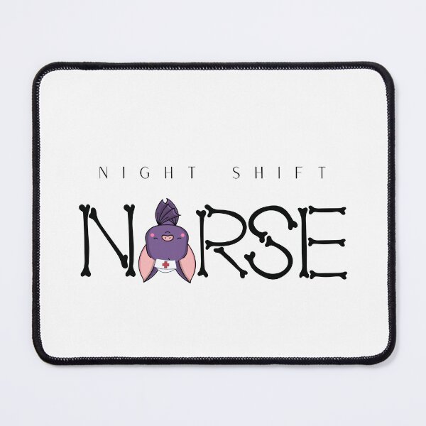 Item preview, Night Shift Nurse Bat and Bones Halloween designed and sold by maliagnad.