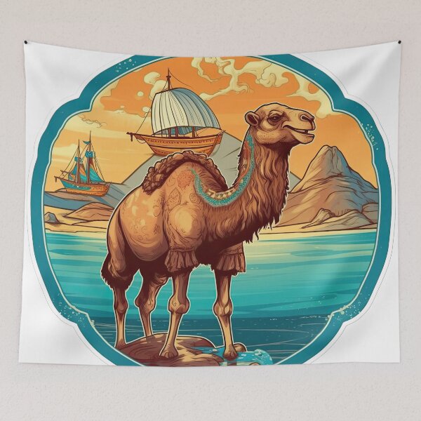 Item preview, Camel with a ship on the hump designed and sold by abmkf.