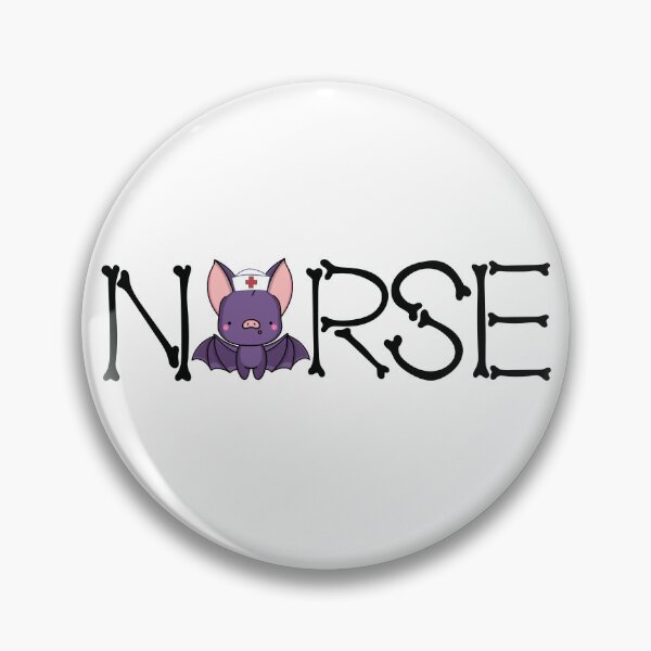 Item preview, Bat and Bones Halloween Nurse designed and sold by maliagnad.